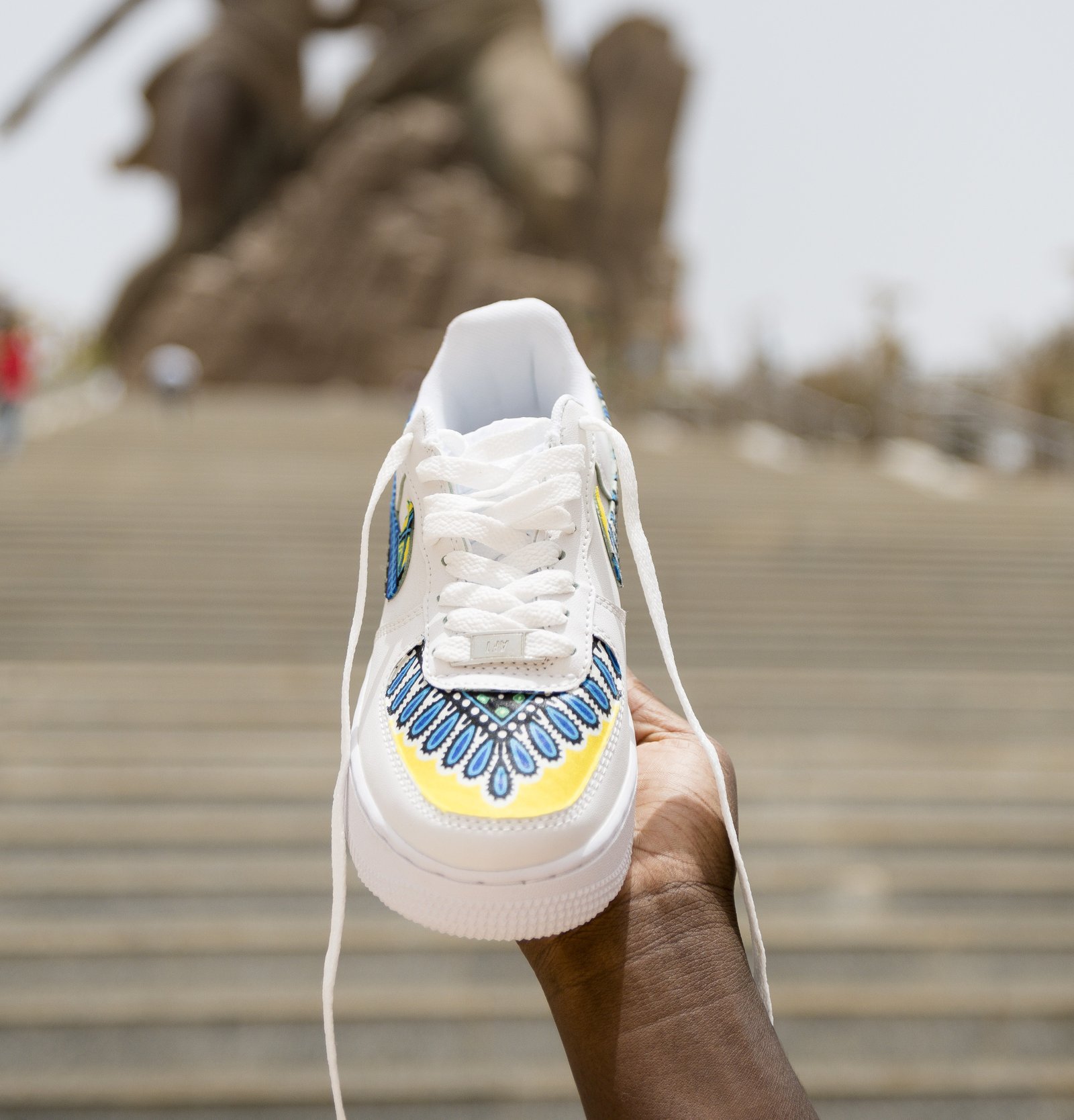 AIR FORCE DASHIKI BLEU JAUNE