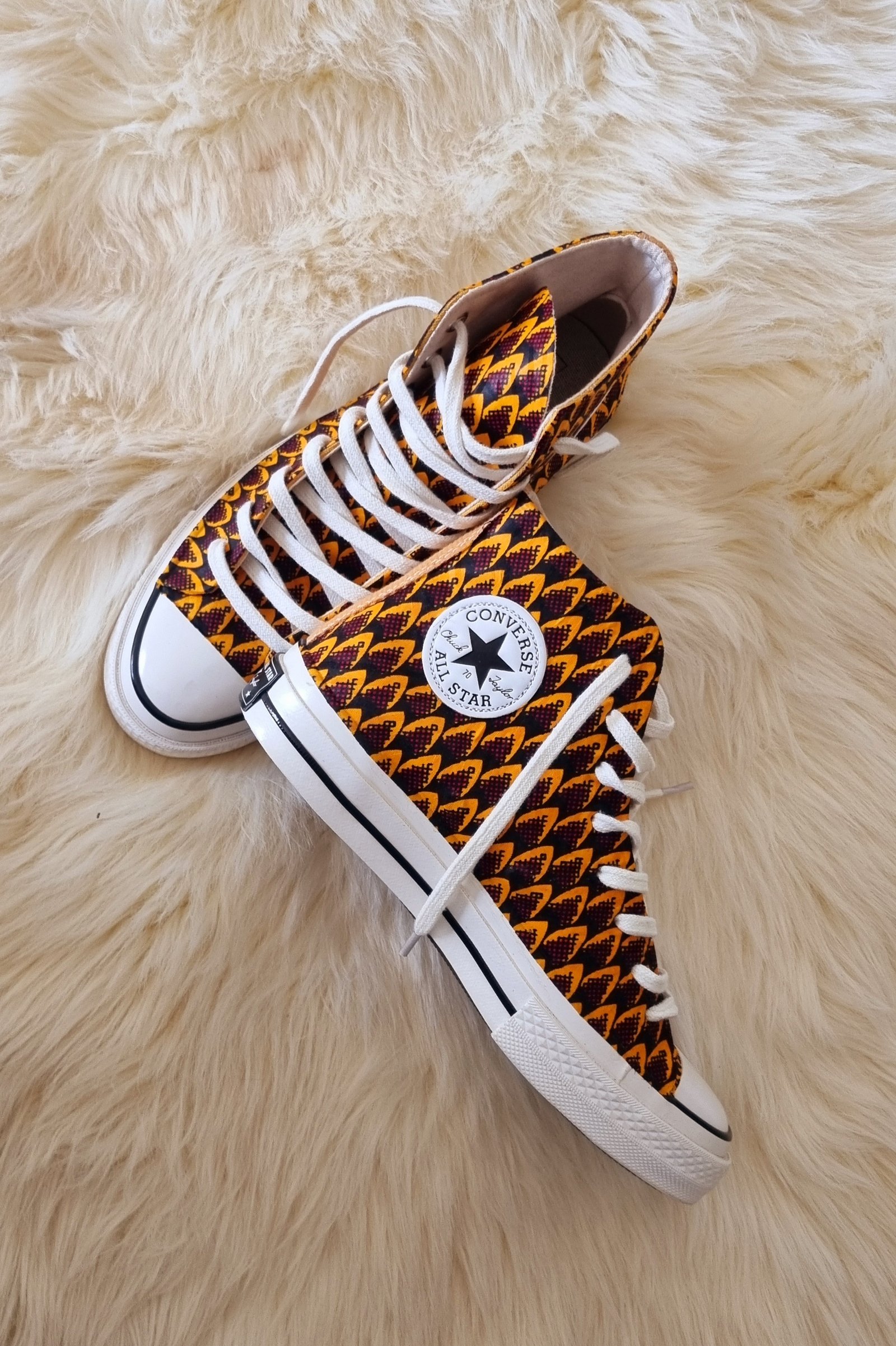 CONVERS MONTANTE ECAILLE JAUNE MARRON