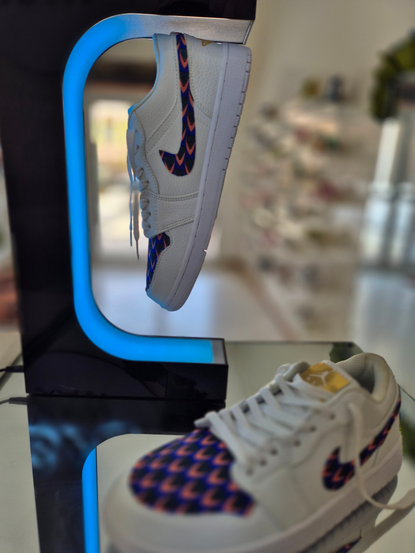 Nike air jordan1 Ecaillé violet rose