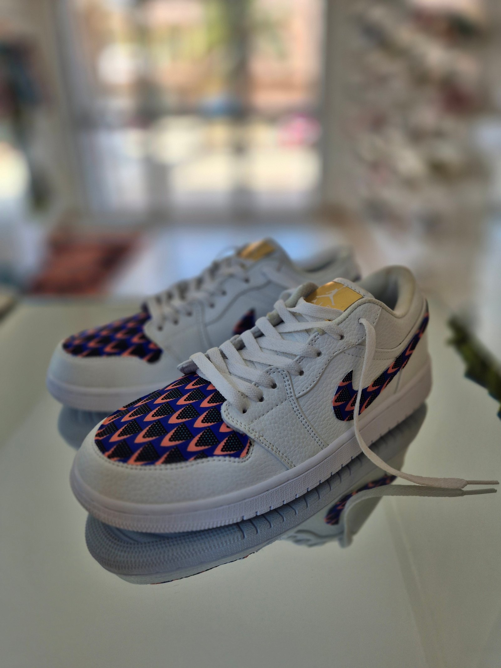 Nike air jordan1 Ecaillé violet rose